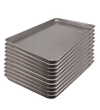 PACK 10 BANDEJAS ALUMINIO 40x60x4 cm