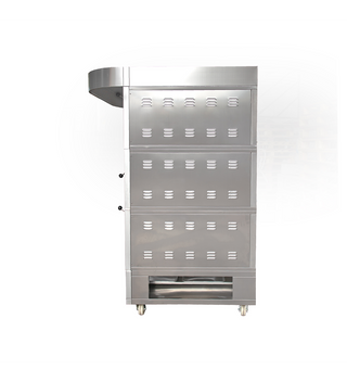 HORNO DE PISO MODULAR 3 CÁMARAS 9 BANDEJAS 40X60 + CAMPANA + RACK 45 CM