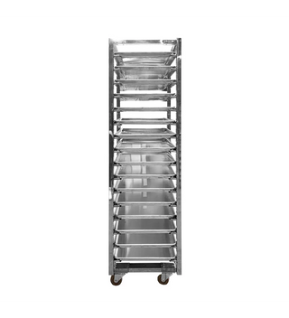 CARRO BANDEJERO CON BANDEJAS ACERO INOX. 4060