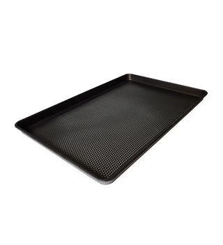 BANDEJA ALUSTEEL PERFORADA 40x60x3 cm C/ANTIADHERENTE