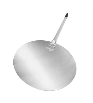 PALA CIRCULAR PARA PIZZA 30 CM - MANGO ALUMINIO