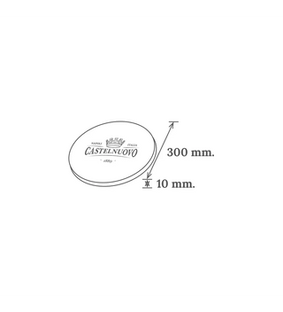 PIEDRA REFRACTARIA 30 CM