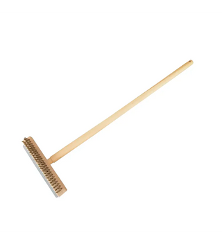 CEPILLO DE BRONCE CON RASPADOR 90