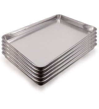 PACK 5 BANDEJAS ALUMINIO 40x60x5 cm
