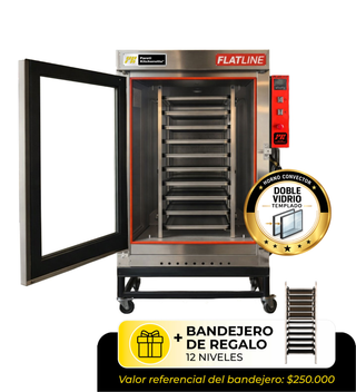 HORNO CONVECTOR A GAS FLATLINE 10 BANDEJAS