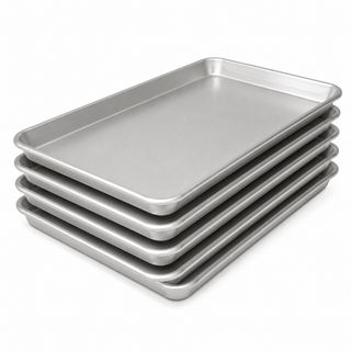 PACK 5 BANDEJAS ALUMINIO 40x60x3 cm