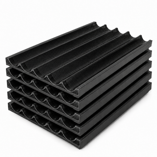 PACK 5 BANDEJAS BAGUETTE ALUSTEEL 40x60 cm C/ANTIADHERENTE