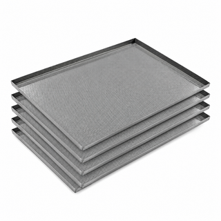 PACK 5 BANDEJAS ALUSTEEL 58x68 cm C/ANTIADHERENTE