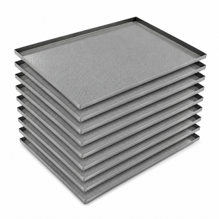 PACK 10 BANDEJAS ALUSTEEL 58x68 cm C/ANTIADHERENTE